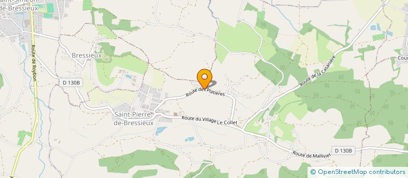 localisation de l'entreprise SARL BELLEMAIN à SAINT-PIERRE-DE-BRESSIEUX