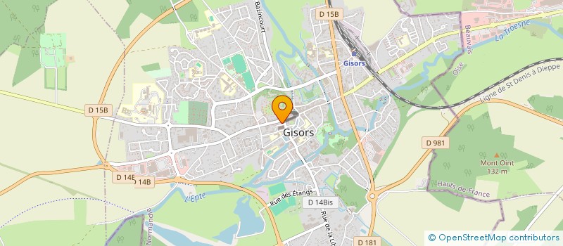 localisation de l'entreprise SARL BELLENCONTRE à GISORS