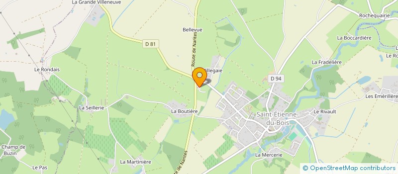 localisation de l'entreprise SARL BELLET SYLVAIN MACONNERIE  SAINT-ETIENNE-DU-BOIS