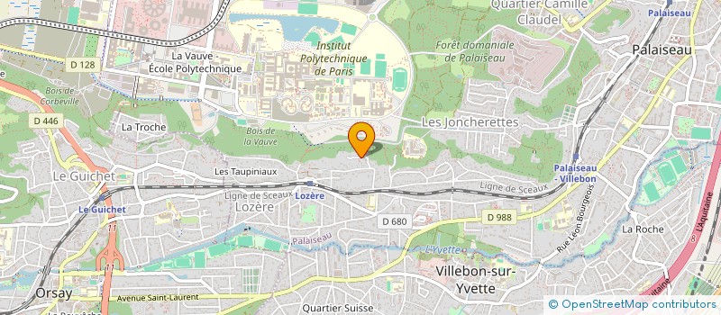 localisation de l'entreprise SARL BELLEVUE à PALAISEAU