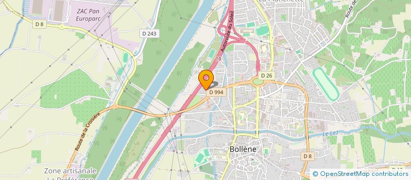 localisation de l'entreprise SARL BELLIOT à BOLLENE