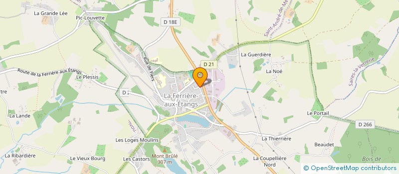 localisation de l'entreprise SARL BELLOIR à LA FERRIERE-AUX-ETANGS