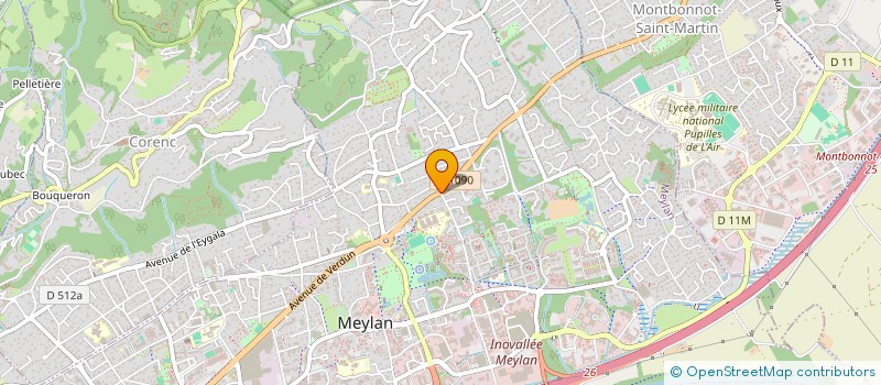 localisation de l'entreprise SARL BELLOT FAVRE à MEYLAN