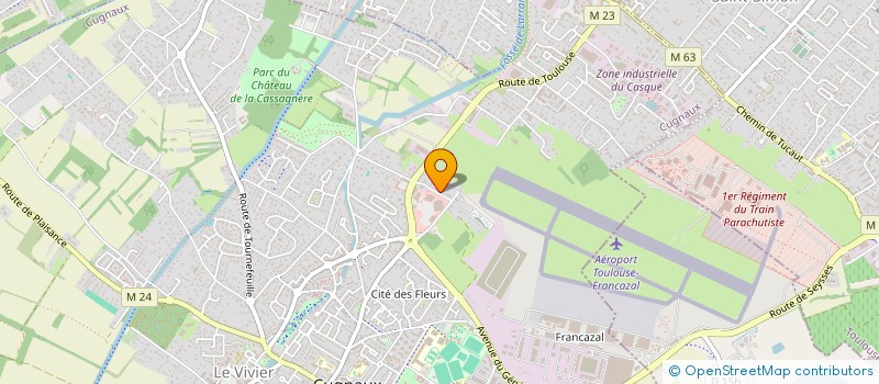 localisation de l'entreprise SARL BELMONTE LOUIS ET FILS à CUGNAUX