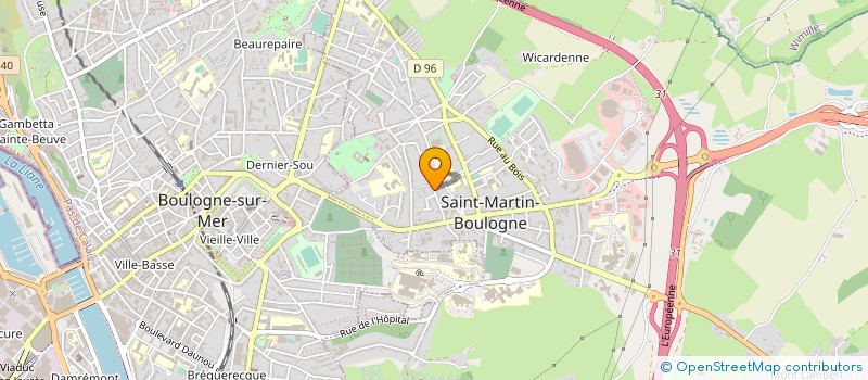 localisation de l'entreprise SARL BELVAL à SAINT-MARTIN-BOULOGNE