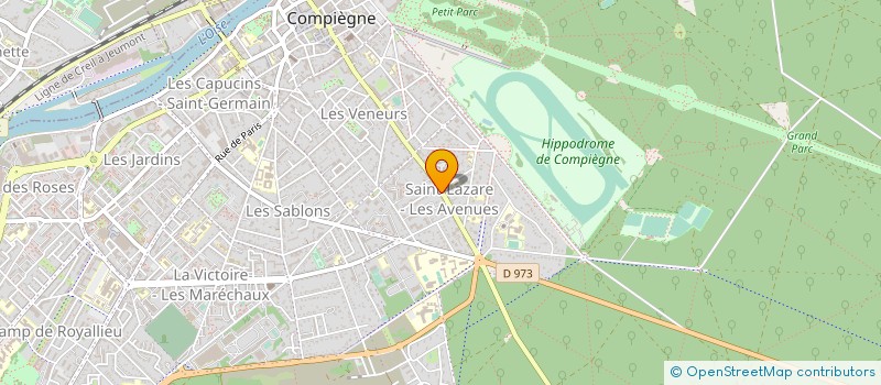 localisation de l'entreprise SARL BELVEDERE  COMPIEGNE