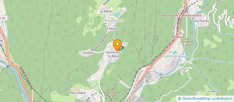 localisation de l'entreprise SARL BELVEDERE LA TANIA à COURCHEVEL