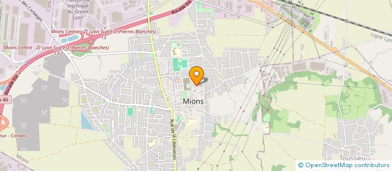 localisation de l'entreprise SARL BELVER à MIONS