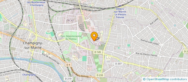 localisation de l'entreprise SARL BELVEXIS à CHAMPIGNY-SUR-MARNE