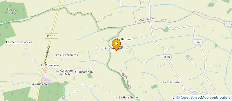 localisation de l'entreprise SARL BELVINDIERE ELECTRICITE SOLAIRE à CHAPELLE-ROYALE