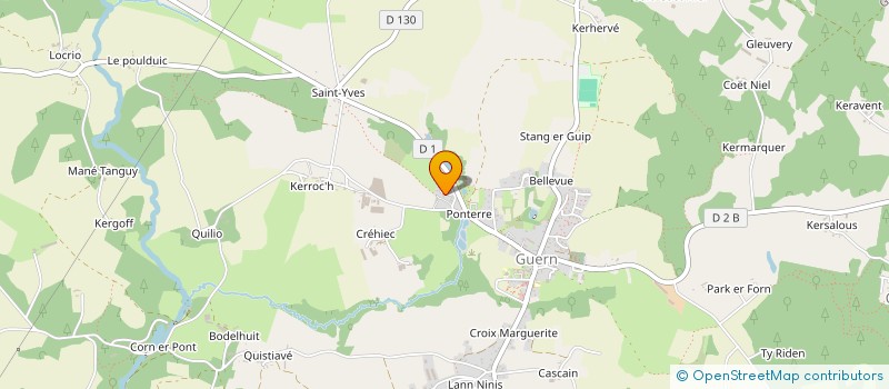 localisation de l'entreprise SARL BELZ & CULTURE  GUERN