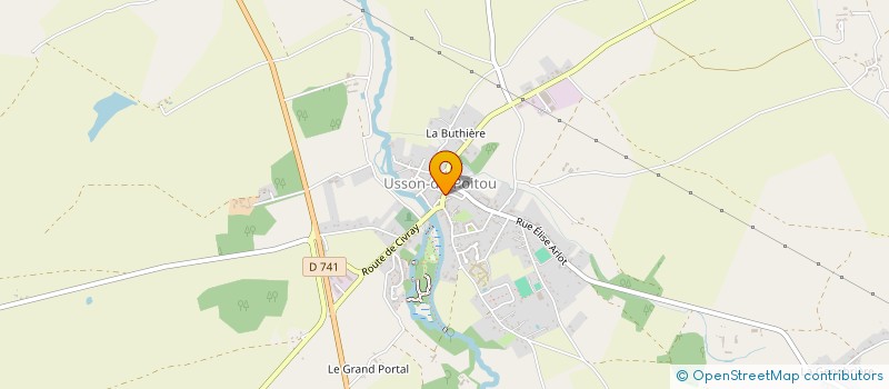localisation de l'entreprise SARL BEMA à USSON-DU-POITOU