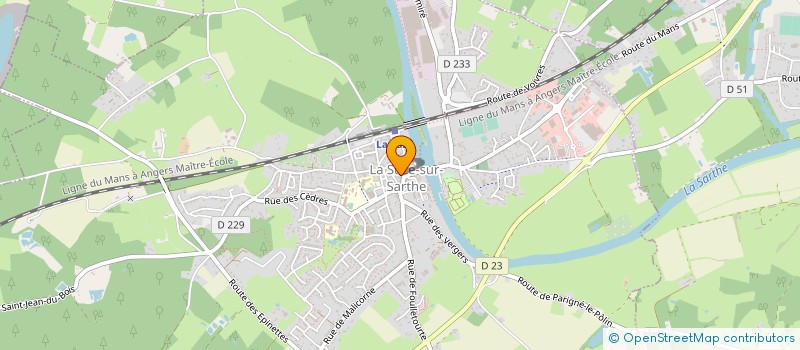 localisation de l'entreprise SARL BEMB  LA SUZE-SUR-SARTHE