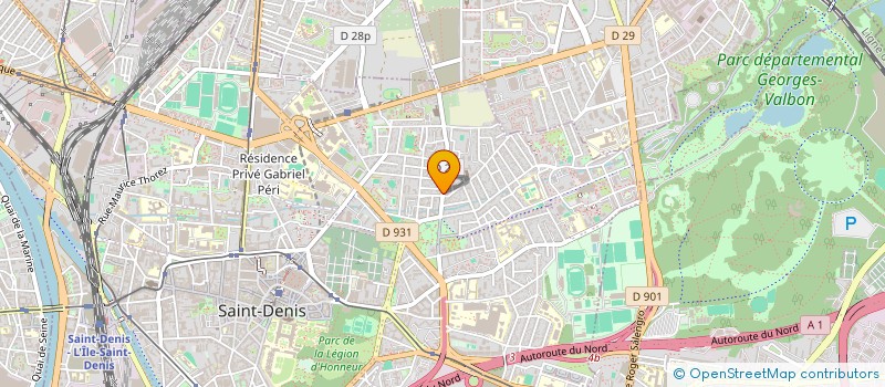localisation de l'entreprise SARL BEN à SAINT-DENIS
