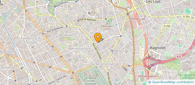 localisation de l'entreprise SARL BEN HABHAB  PARIS