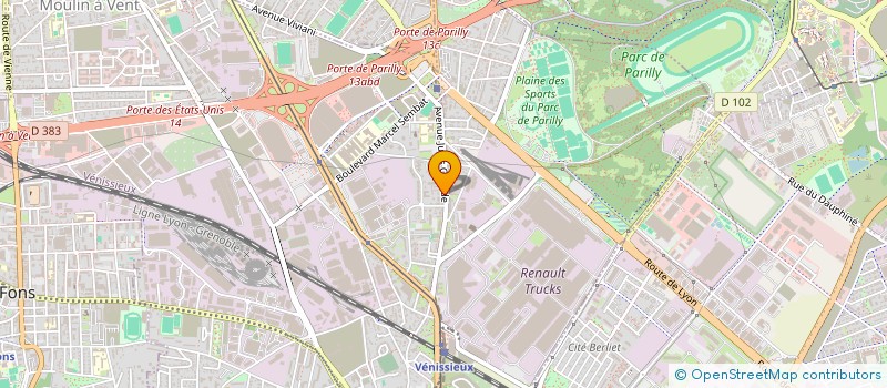 localisation de l'entreprise SARL BEN NETTOYAGE  VENISSIEUX