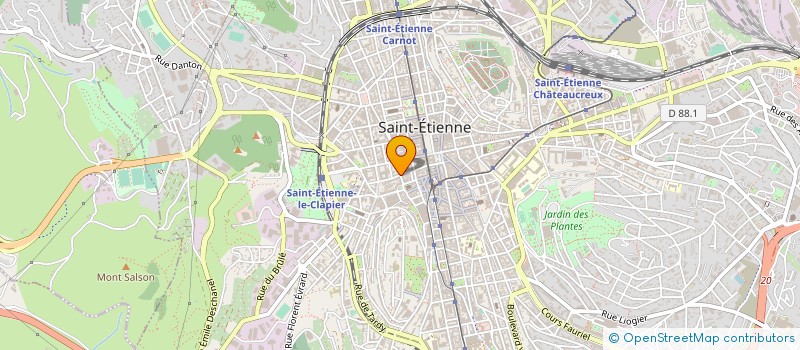 localisation de l'entreprise SARL BEN RABAH à SAINT-ETIENNE