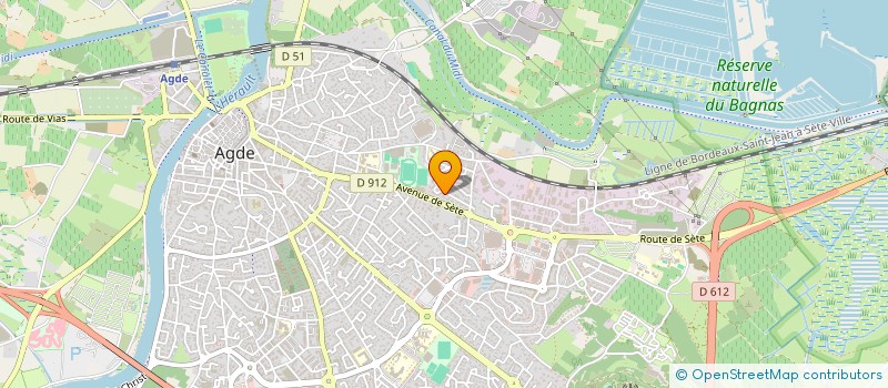 localisation de l'entreprise SARL BENAMMI  AGDE