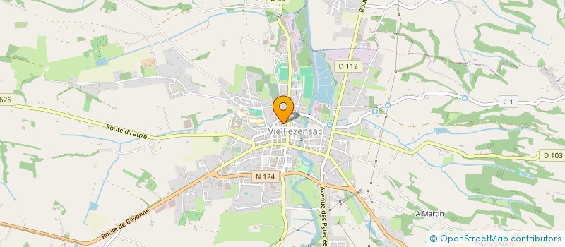 localisation de l'entreprise SARL BENDICHOU à VIC-FEZENSAC