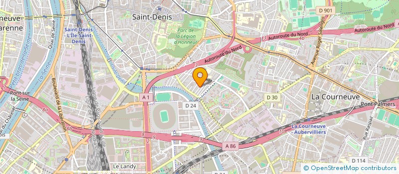 localisation de l'entreprise SARL BENENTREPRISE à SAINT-DENIS