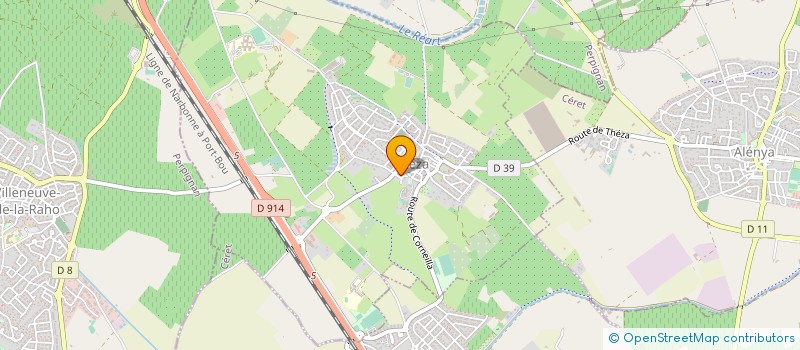 localisation de l'entreprise SARL BENEZET à THEZA