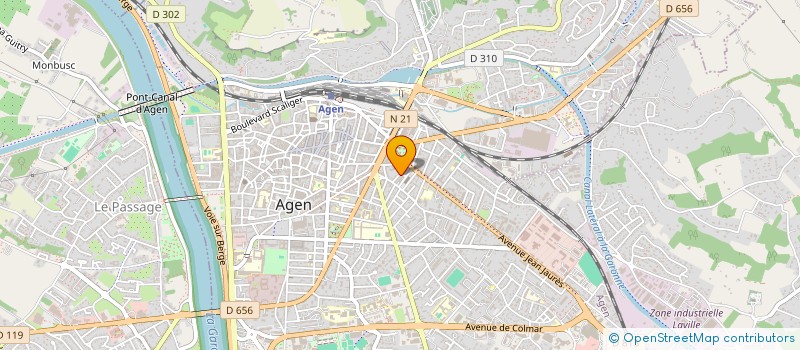 localisation de l'entreprise SARL BENEZIT  AGEN