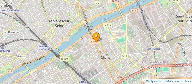 localisation de l'entreprise SARL BENHOUY à CLICHY