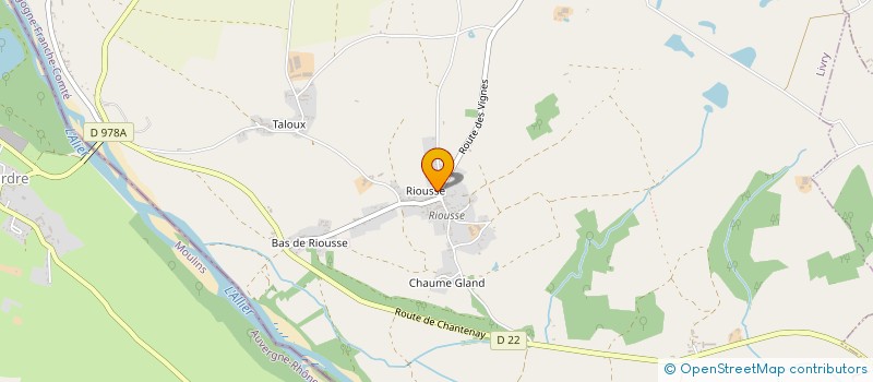 localisation de l'entreprise SARL BENNES TRANSPORTS RESSAT MAURICE à LIVRY