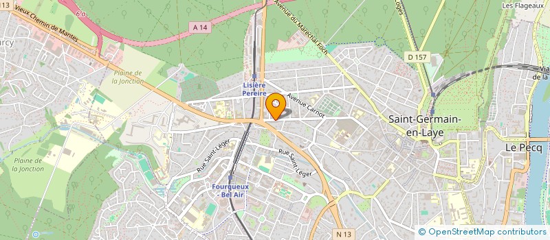 localisation de l'entreprise SARL BENO à SAINT-GERMAIN-EN-LAYE