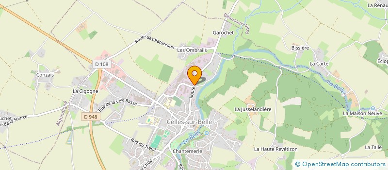 localisation de l'entreprise SARL BENOIST à AIGONDIGNE