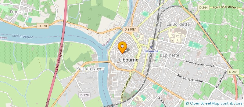 localisation de l'entreprise SARL BENOIST FILS ET FILLE à LIBOURNE