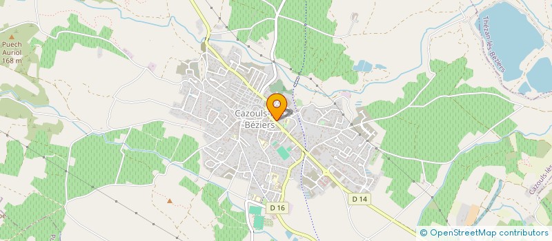 localisation de l'entreprise SARL BENOIT  CAZOULS-LES-BEZIERS