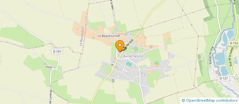 localisation de l'entreprise SARL BENOIT EDDE  AVREMESNIL