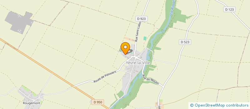 localisation de l'entreprise SARL BENOIT LEGIVRE  YEVRE-LA-VILLE