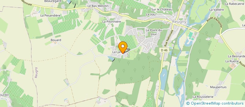 localisation de l'entreprise SARL BENOIT MARIE  REUGNY