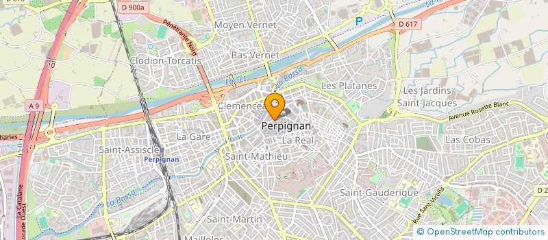 localisation de l'entreprise SARL BENPER  PERPIGNAN