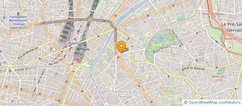 localisation de l'entreprise SARL BENYNIAT  PARIS