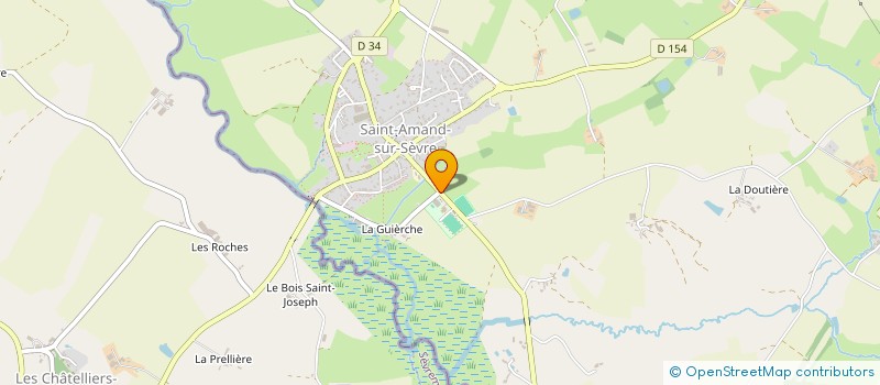 localisation de l'entreprise SARL BERAUD MINOTERIE  SAINT-AMAND-SUR-SEVRE