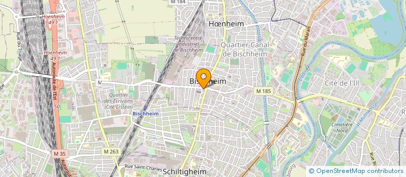 localisation de l'entreprise SARL BERFIN  BISCHHEIM