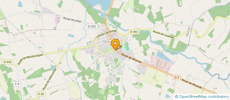 localisation de l'entreprise SARL BERGE à MARCIAC