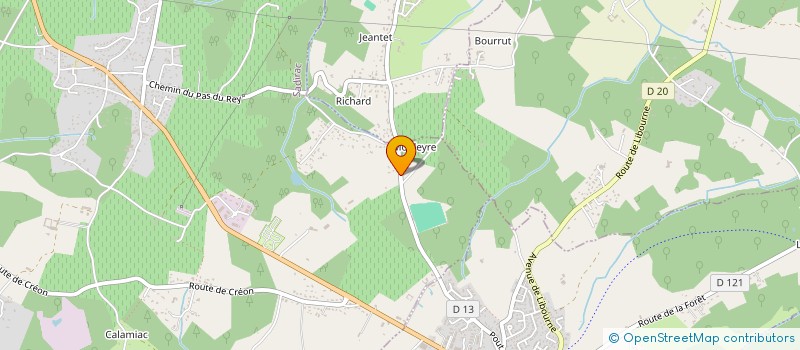 localisation de l'entreprise SARL BERGER - DESCAZEAUX  SADIRAC