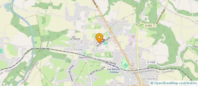 localisation de l'entreprise SARL BERGER RENE à LES ABRETS-EN-DAUPHINE