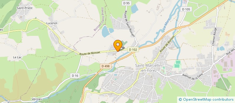 localisation de l'entreprise SARL BERGERON à SAINT-MARCELLIN-EN-FOREZ