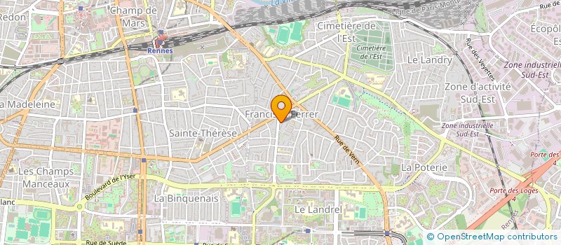 localisation de l'entreprise SARL BERISA  RENNES