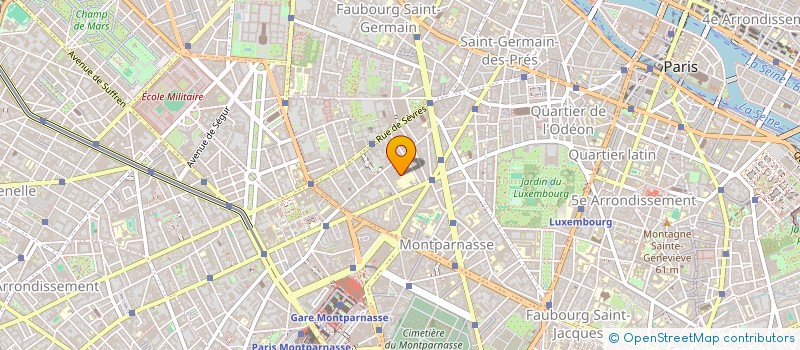 localisation de l'entreprise SARL BERITE  PARIS