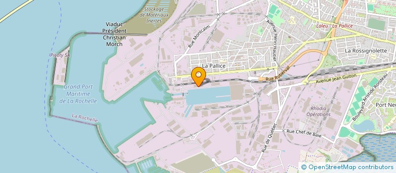 localisation de l'entreprise SARL BERJAMIN  LA ROCHELLE