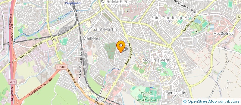 localisation de l'entreprise SARL BERKANE CONSTRUCTIONS  PERPIGNAN