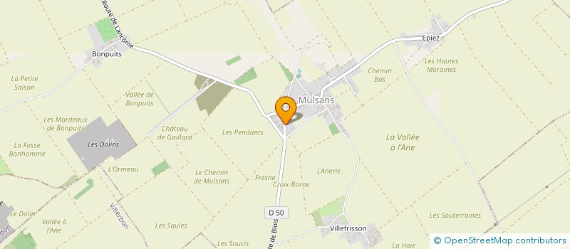 localisation de l'entreprise SARL BERMON JACQUES à MULSANS