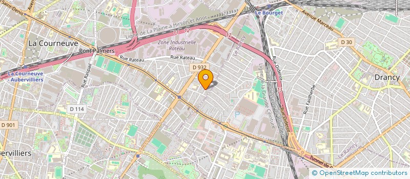 localisation de l'entreprise SARL BERMUDEZ à LA COURNEUVE