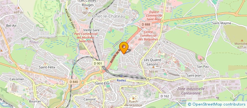 localisation de l'entreprise SARL BERNAD ET FILS à ONET-LE-CHATEAU